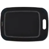 Zyliss Snijplank Houtvezel - Small (S) - 29.5 x 21.5 cm - Hittebestendig & Vaatwasserbestendig - Zwart/Bruin