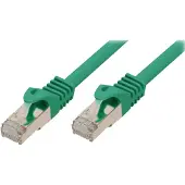Shiverpeaks RJ45 patchkabel met CAT 7 koperen kabel, PIMF, groen, 7,5 meter