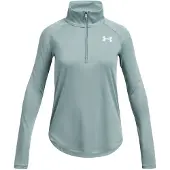 Under Armour Tech Graphic Half Zip Sweatshirt Groen 14-16 Years