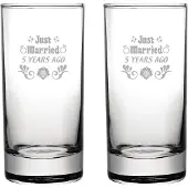 Fusion Gegraveerde set longdrinkglazen 28,5cl Just Married 5 years ago