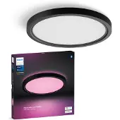 Philips Hue White & Color Ambiance Tento Rond Wca Led-plafondpaneel 29,1 Cm Zwart - Zwart
