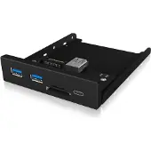 Icy Box 60433 USB-hub 3 poorten USB-A USB 3.0 5 GBit/s Zwart