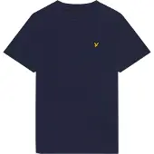 Lyle & Scott T-shirt TSB2000V navy Blauw Jongens Stretchkatoen Ronde hals - maat 98/104