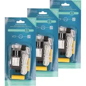 Lumineo 3x stuks adapter 2x AA batterij vervanger