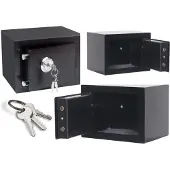 Lean Home Sleutelkluis Staal Zwart 35x25x25cm