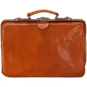 Mutsaers The Classic Aktetas 15.6'' cognac schoudertas heren