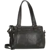 Hide & Stitches Porto Handtas zwart
