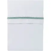 Babys Only Wieglaken gebreide bies mint/wit