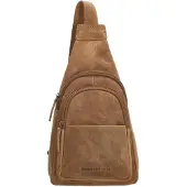Hide & Stitches Idaho Radiant Schoudertas bruin