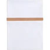 Babys Only Wieglaken geweven bies caramel/wit