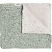 Babys Only cotdeken teddy Mood laurel green - 100 x 135 cm