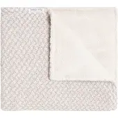 Babys Only Ledikantdeken teddy Happiness urban taupe/ecru