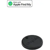 Chipolo One Spot - Wallet Sleutelhanger - Bluetooth Koffer Tracker - Keyfinder Sleutelvinder - Find My Network - 1-Pack - Zwart