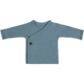 Babys Only Overslagtruitje Melange stonegreen - 44