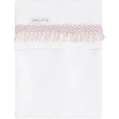 Babys Only Wieglaken gebreide bies Happiness oud roze/ecru
