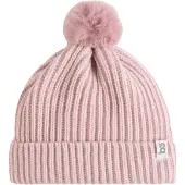 Babys Only Mutsje met pompon Cool oud roze - 3-8 jaar