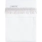 Babys Only babybedlaken Urban Taupe/Ecru - 100% katoen - 80 x 100 cm