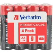 Verbatim Premium Alkaline Batterijen AA Set van 4 1.5V