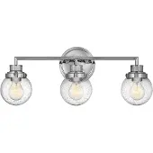 Quintiesse Wandlamp Poppy, dimbaar, chroom / zilver, Badkamer, metaal, Wandlamp