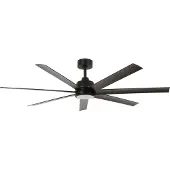 Beacon Plafondventilator zwart Atlanta Led Ø 142cm IP55