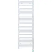 Belrad Elektrische handdoekradiator, 230V, wit, 1800 x 550 (hoogte x breedte), 700W