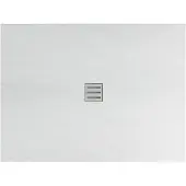 Alvoro Rock Douchebak 90x90cm Acryl Met Antislipstructuur - Mat Wit - Acryl - Douche, Douchebakken - 5404024117839