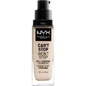 Nyx Facial make-up Foundation Can't Stop Won't Stop Foundation 02 Light Porcelain