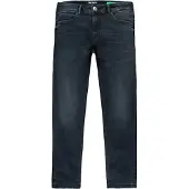 Cars waist regular fit jeans black denim Blauw Effen - maat 116