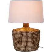 Lucide AMBALA - Tafellamp - Ø 35 cm - 1xE27 - Naturel - Premium