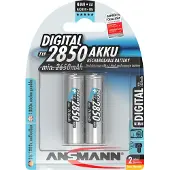 Ansmann 5035082, 1x2: NiMH-accu, 2850 Mignon AA, 2650 mAh, geschikt voor digitale apparaten