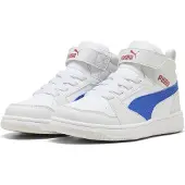 Puma Rebound v6 Mid Sneakers wit Imitatieleer Maat 30