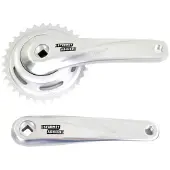 Sunrace Crankstel - 170mm - 33T - Aluminium - Zilver - Stadsfiets