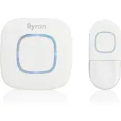 Byron DBY-24721 Complete set voor Draadloze deurbel Met knipperlicht, Met USB-aansluiting