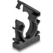 DeLOCK Kabelbuis houder Kunststof Zwart (Ø x h) 18.5 mm x 15 mm 8 stuk(s) Piece