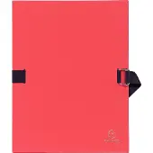 Exacompta documentenmap met uitrekbare rug A4 rood (10 stuks)