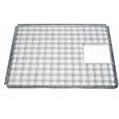 Ubbink Afdekrooster metaal rh l69.5b34cm
