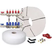 Vloerverwarming-Direct 2 Groeps Set Open LT-verdeler (2 groeps)