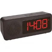 TFA-Dostmann 60.2546.01 Wekker Zendergestuurd Zwart Alarmtijden: 1
