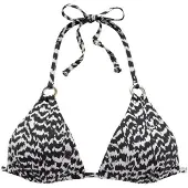 LASCANA Bikinitop zwart / wit