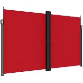 vidaXL Windscherm uittrekbaar 200x600 cm rood