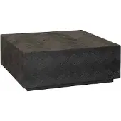 Tower Living Ziano coffeetable 80x80x40 (Zwart, 80x80x40cm)
