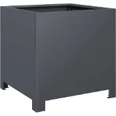 vidaXL Plantenbak 40x40x40 cm staal antracietkleurig