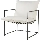 En.casa Fauteuil Utsjoki 90x61x70 cm zwart en beige []