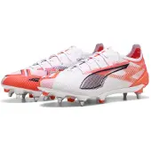 Puma Voetbalschoen 'Ultra 5 Ultimate' oranjerood / zwart / wit