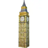 Ravensburger 3D Mini Big Ben puzzel - 60 stukjes - Formaat 24 cm