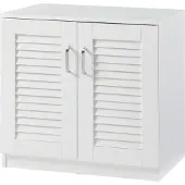 En.casa Schoenenkast Løten 62x63x36 cm wit []