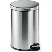 Durable 340223 340223 Prullenbak 20 l RVS Zilver 1 stuk(s)
