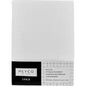 Meyco Bedzeil Molton Ledikant Wit 2st.