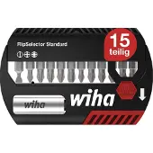 Wiha 39049 39049 Bitset 13-delig Plat, Kruiskop Phillips, Kruiskop Pozidriv