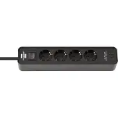 Brennenstuhl 1153240106 E-color PDU 4 Contacten | met Schakelaar | 2x USB-C | 1.5 meter